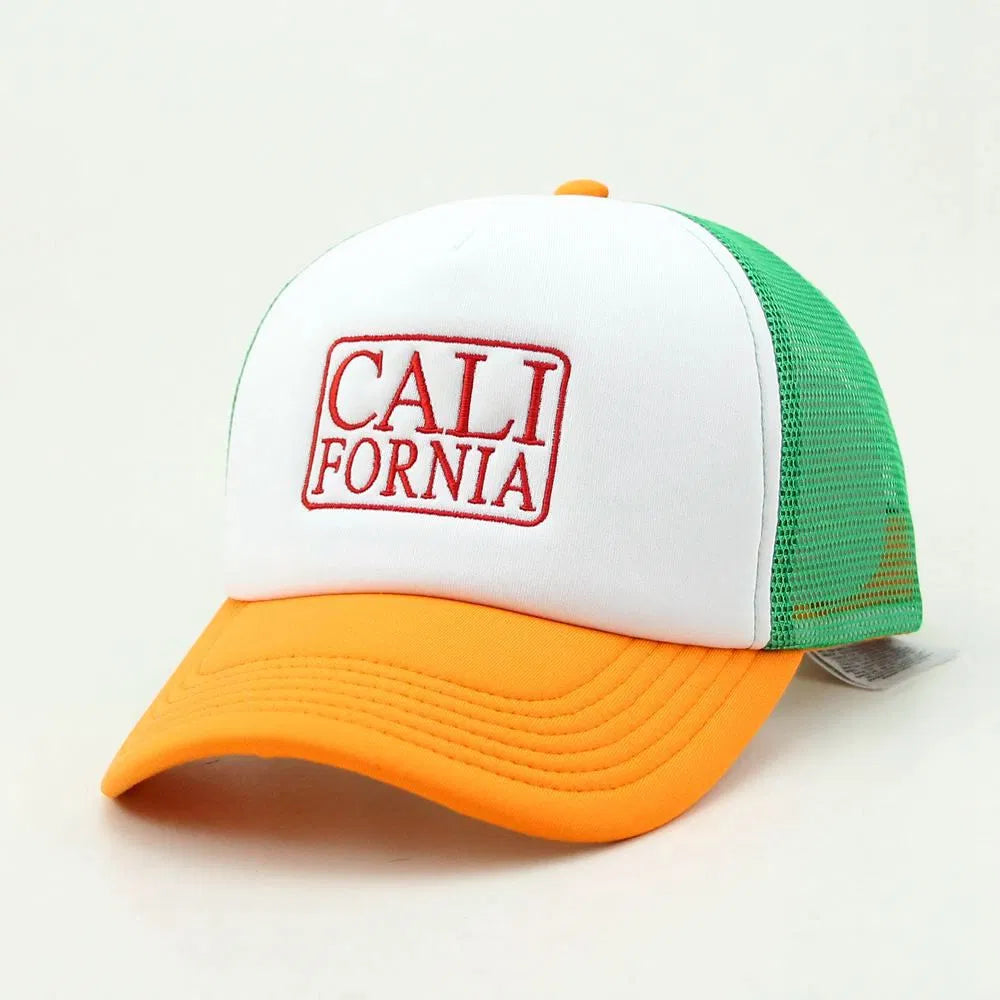 Tri-color California baseball cap