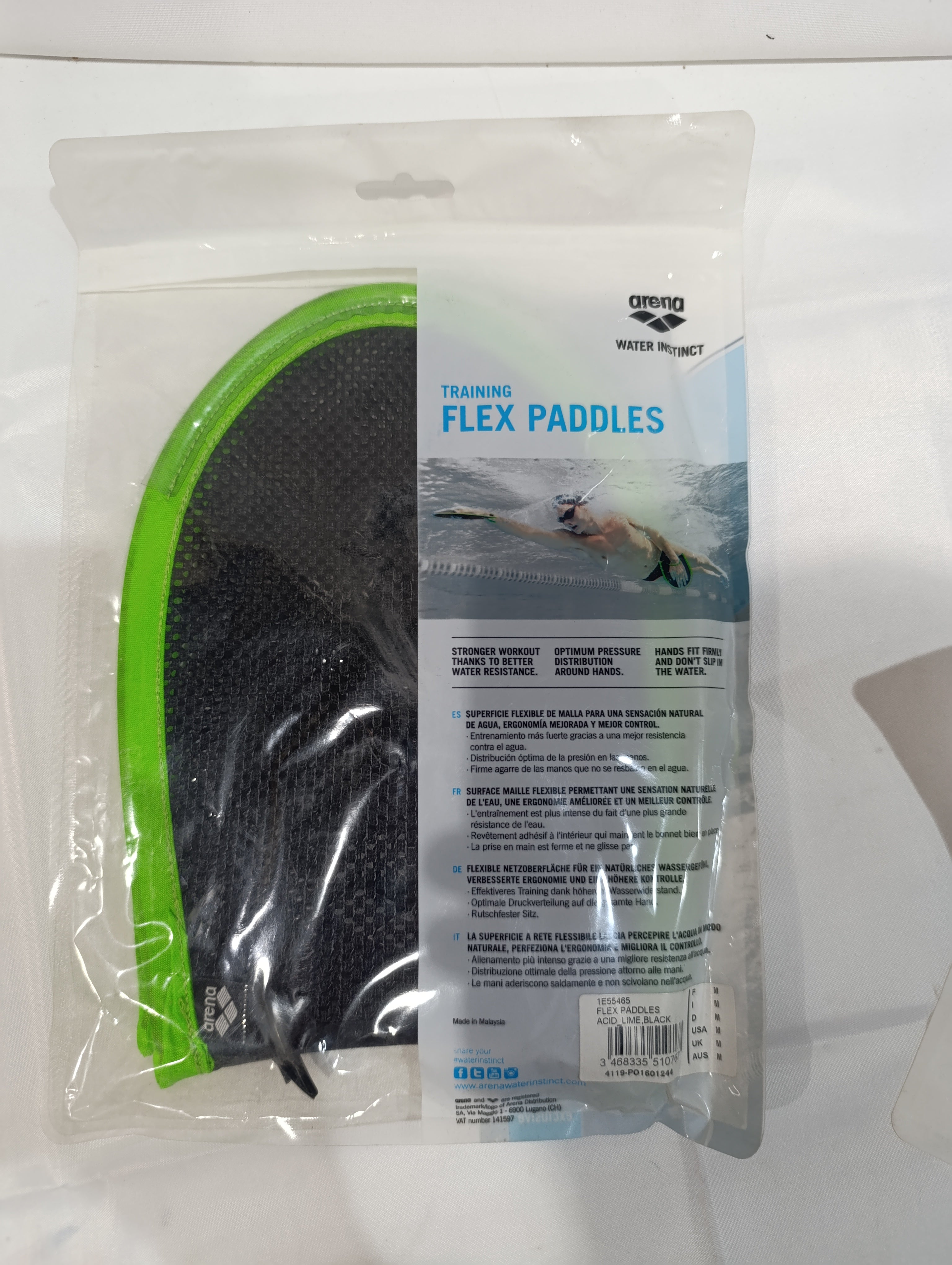 arena Flex Swimming Hand Paddles