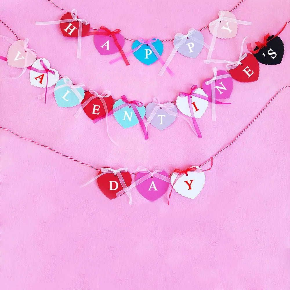 Supla 120 Pcs 15 Colors Valentine's Day Wavy Heart Cut Out Gift Tags with Hole Favor Tags Blank Paper Hang Tags Treats Tags Hang Tags Hang Label Cards Wish Tree Tags and Organza Ribbons Bakers Twine