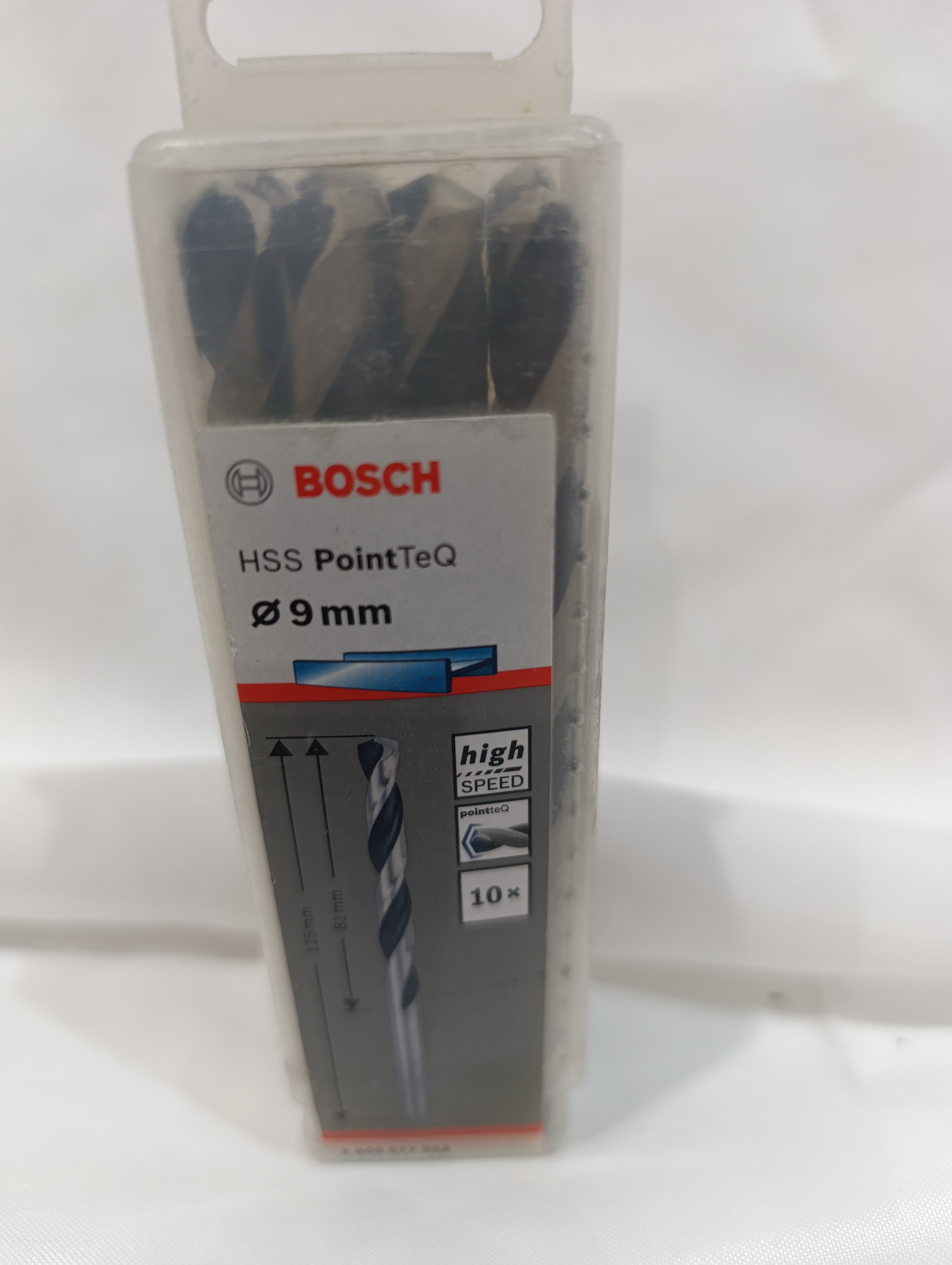 Bosch Professional 10pc PointTeQ Hex Drill Bit (for Metal, Ø: 9.0 mm