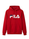 Fila Classic Logo Hoodie رجالي "أحمر رياضي" - (FM831798-630)