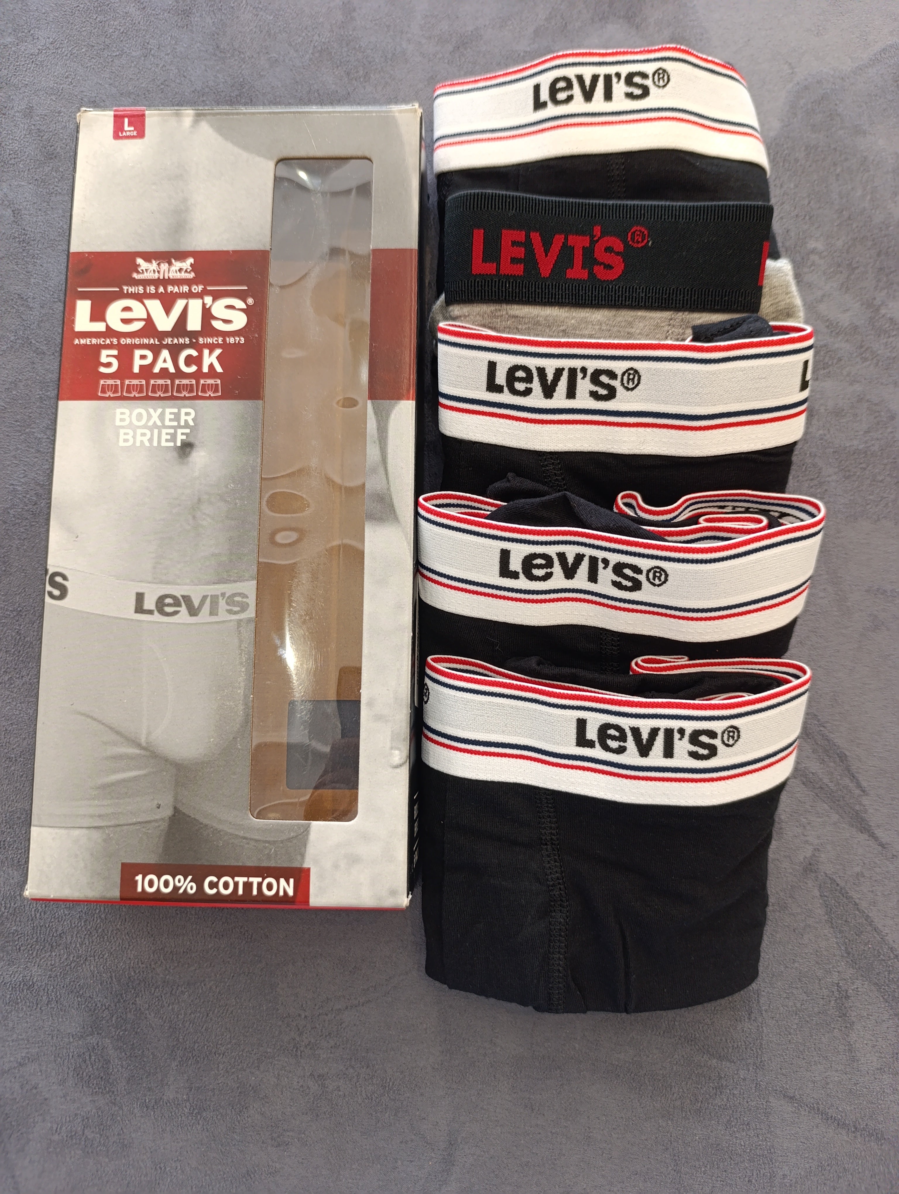 Boxer Brief of levi's 5 pcs