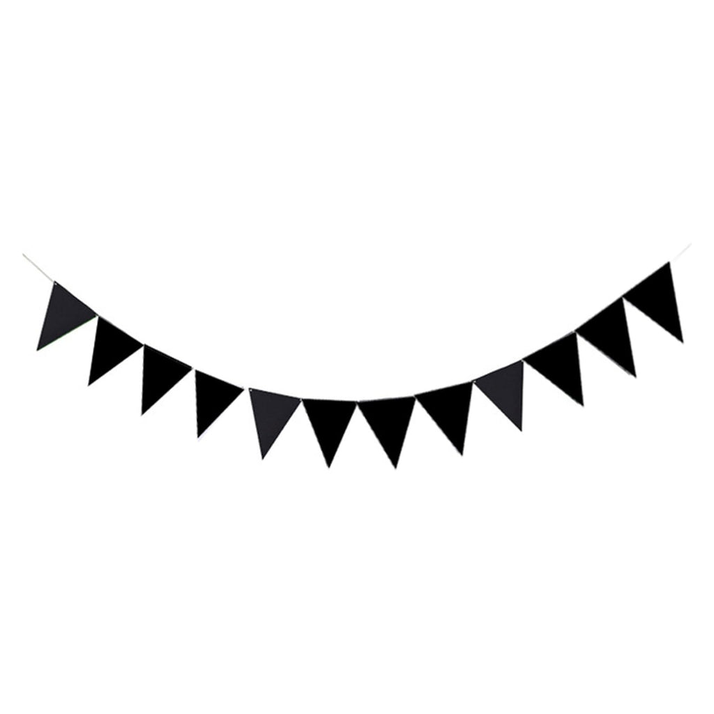 Flagbanner Black - 12pcs (14cm / 3meters)