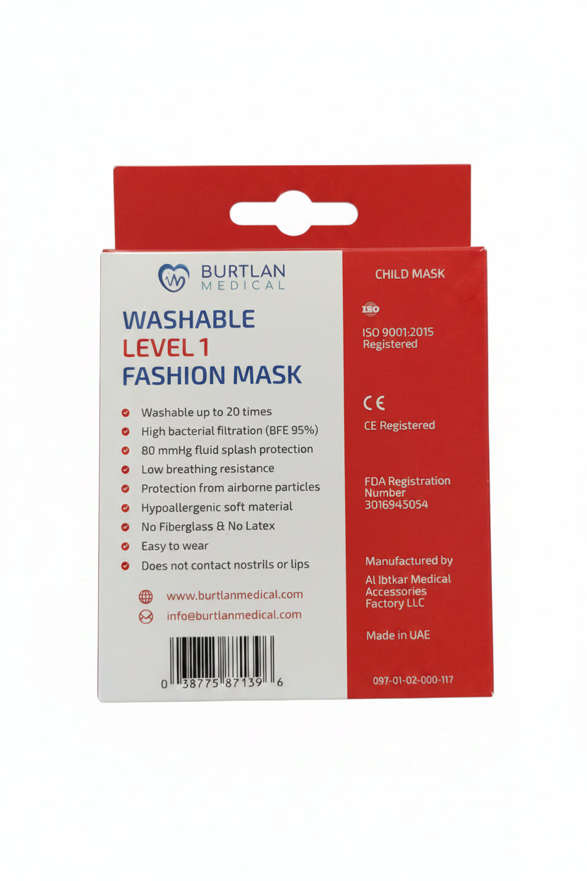 Butlan Medical Washable fashion mask for kids