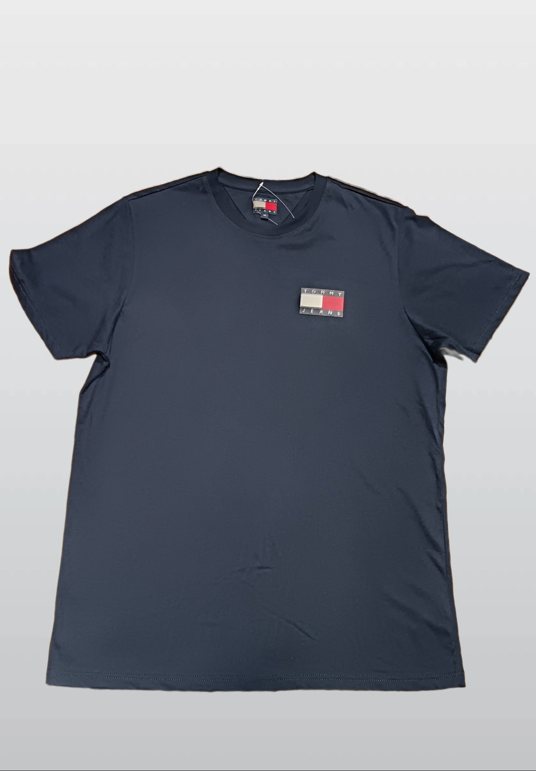 Tommy Jeans Men’s Navy Cotton T-Shirt – Classic Logo Tee M3