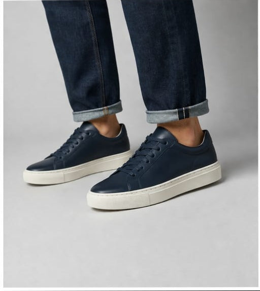 Massimo dutti loafers shoes navy blue