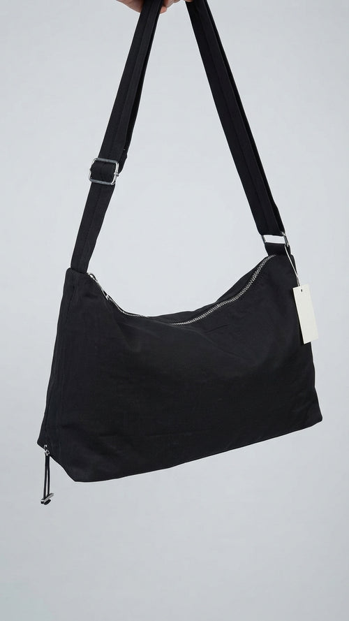 Soft bag Nylon Shoulder Bag black for women xkbfq4118