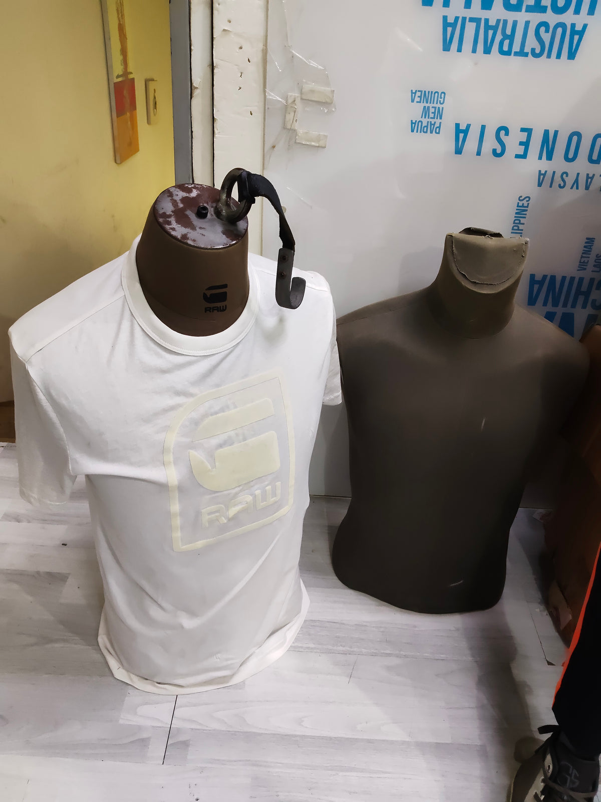 Male Torso Mannequin – Grey & Navy Green sold per piece
