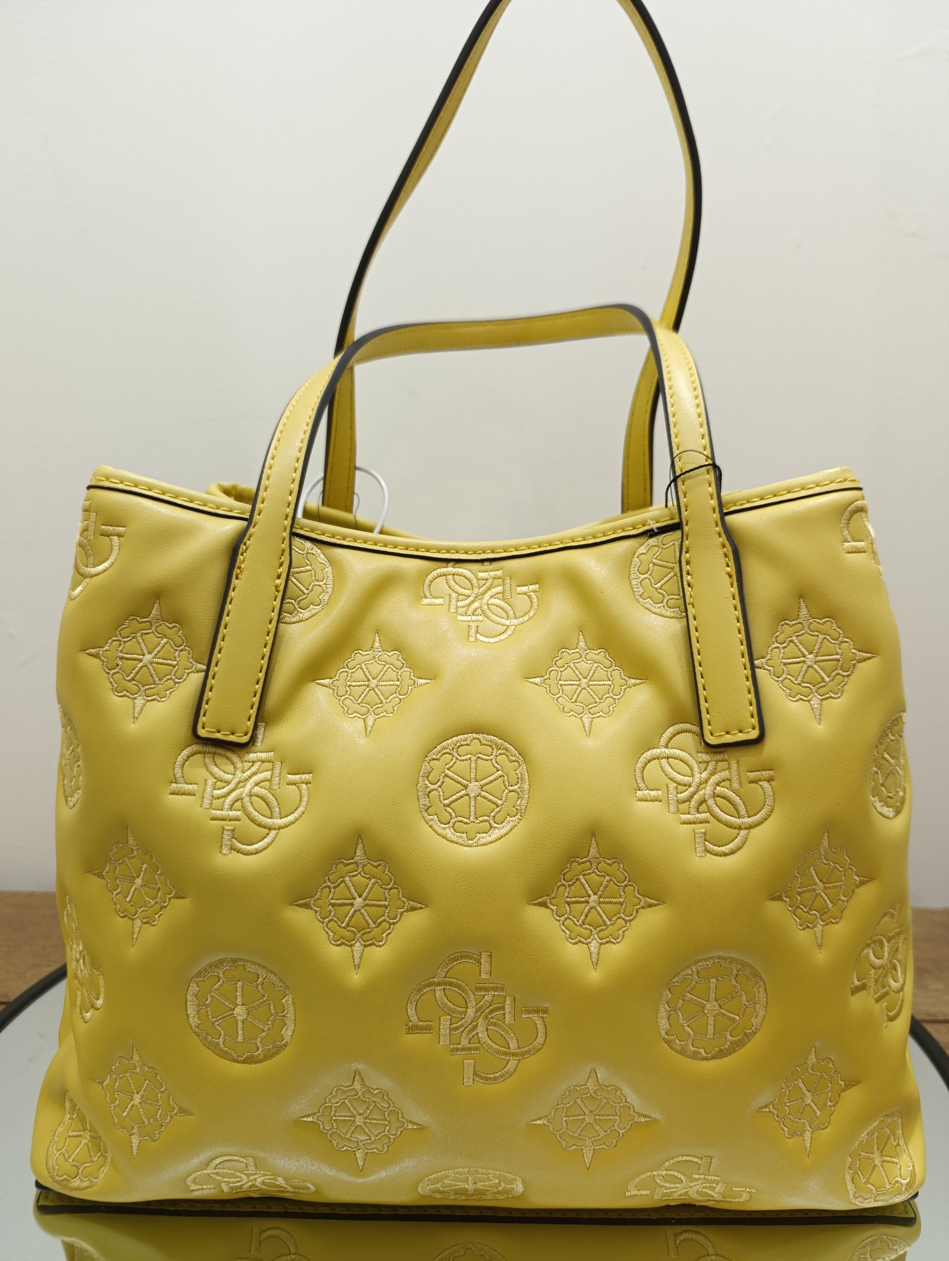 Guess Women's Hand bag -Yellow PE699523
