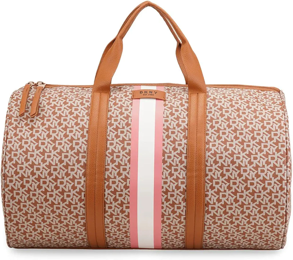 DKNY Signature Stripe duffle maple DO120ST2