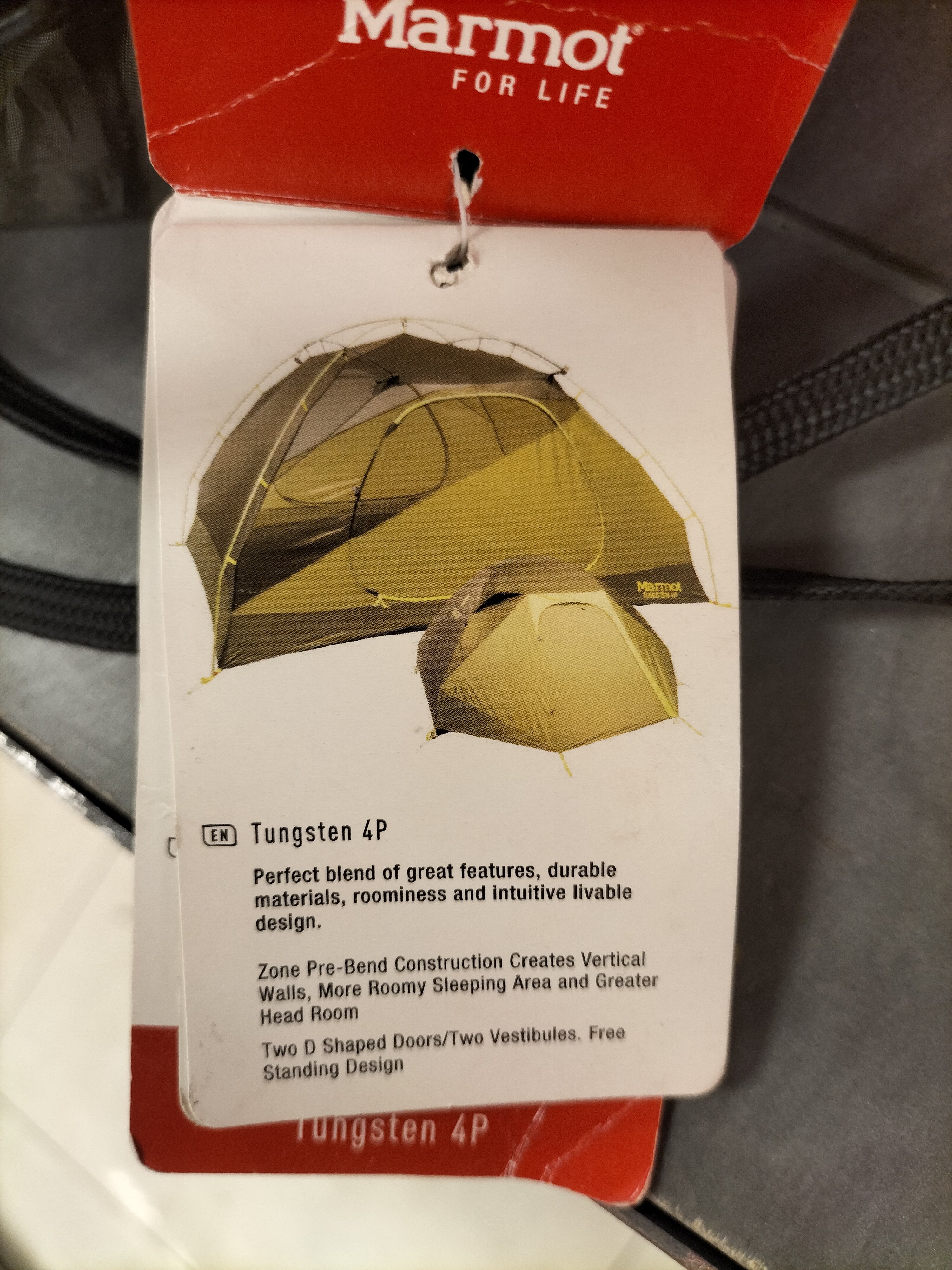 Marmot Tungsten 4P Tent - Green Shadow/Moss