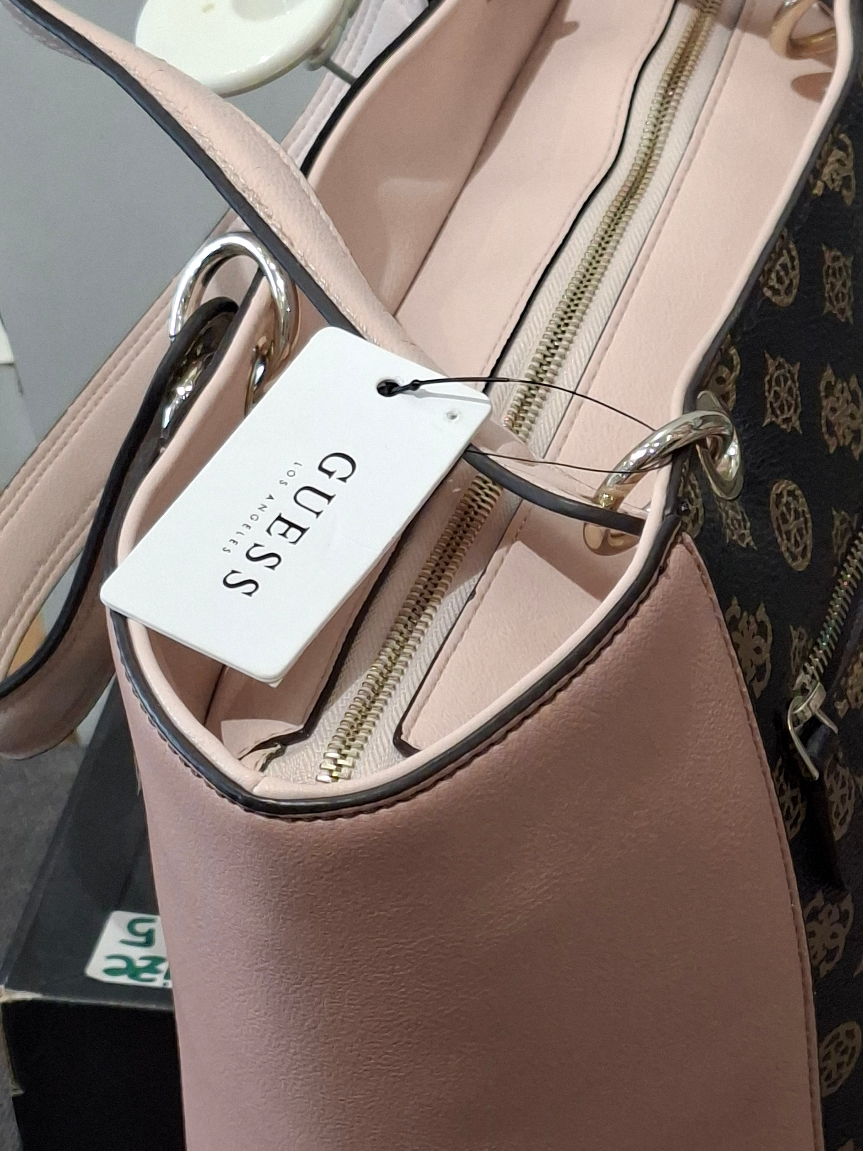 GUESS WOMENS HANDBAG BROWN BLUSH SE669123