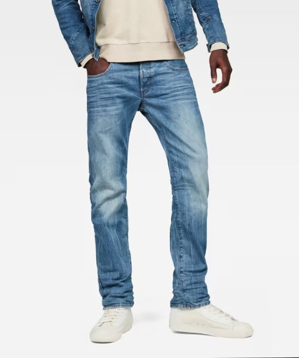 G-STAR RAW Mens 3301 Straight Jeans Trousers