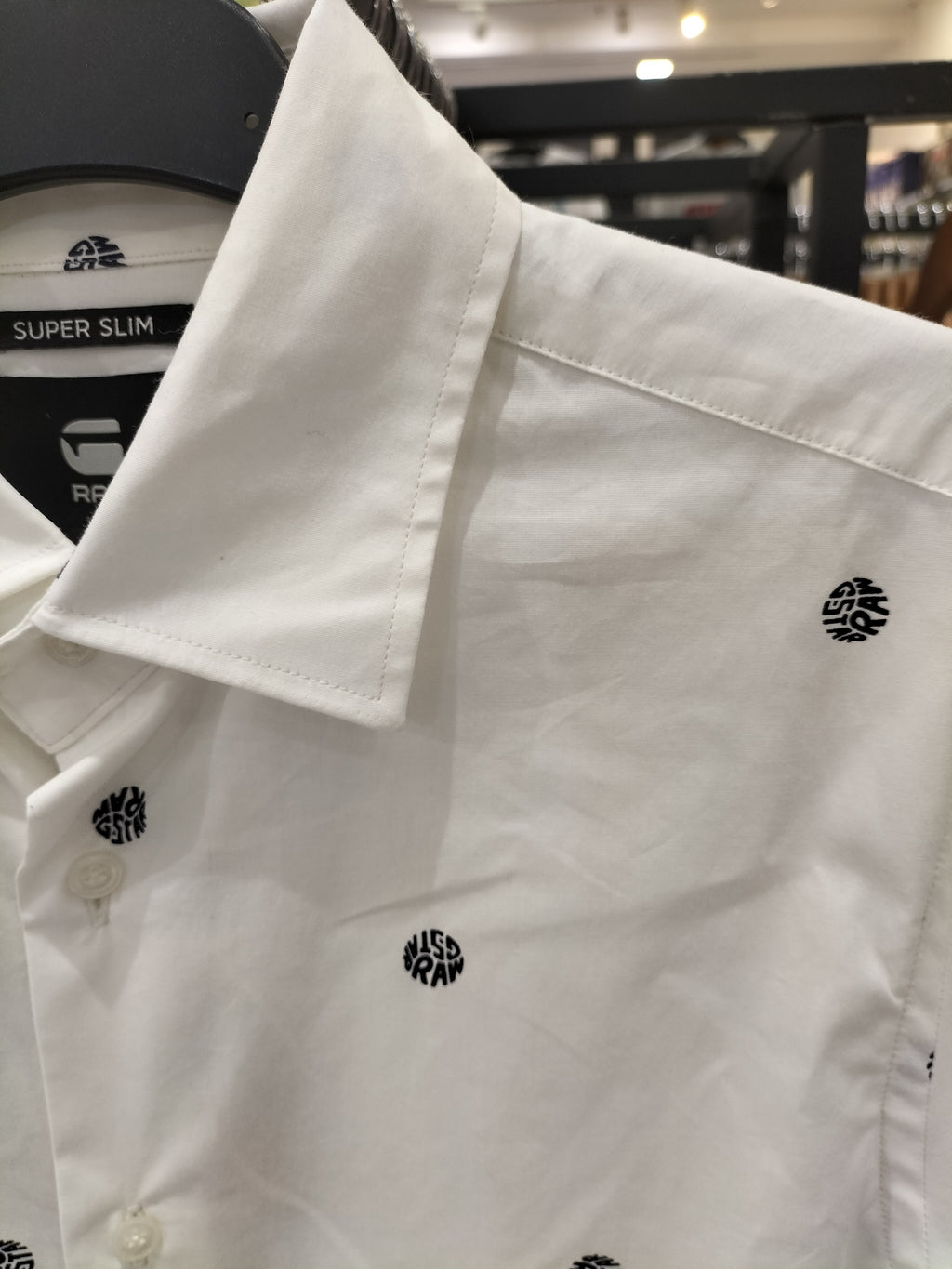G-Star Raw Atton Str Poplin GSR Dot - Super Slim