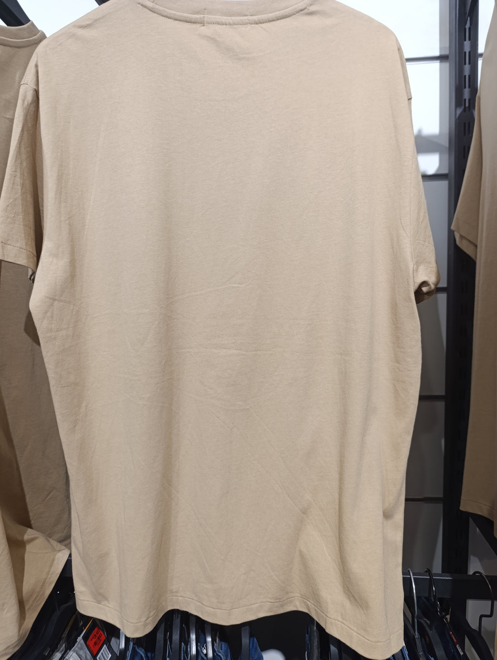 Polo Ralph Lauren Men's T-Shirt Custom Slim Fit Crew Neck Beige