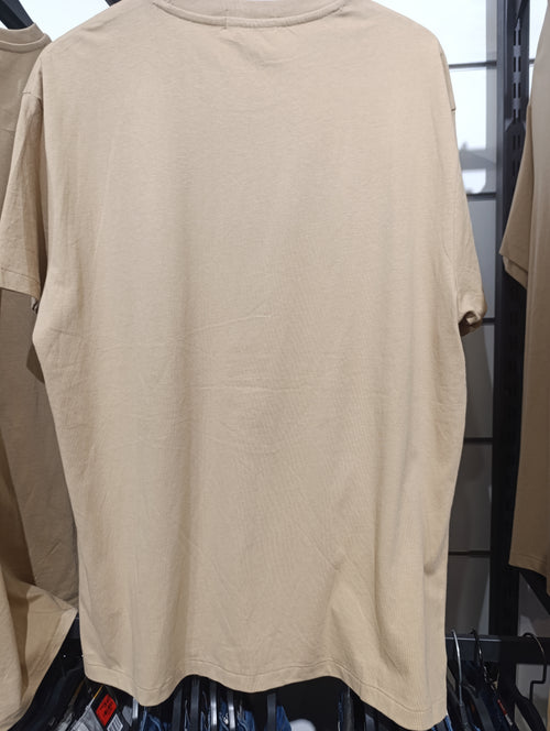 Polo Ralph Lauren Men's T-Shirt Custom Slim Fit Crew Neck Beige