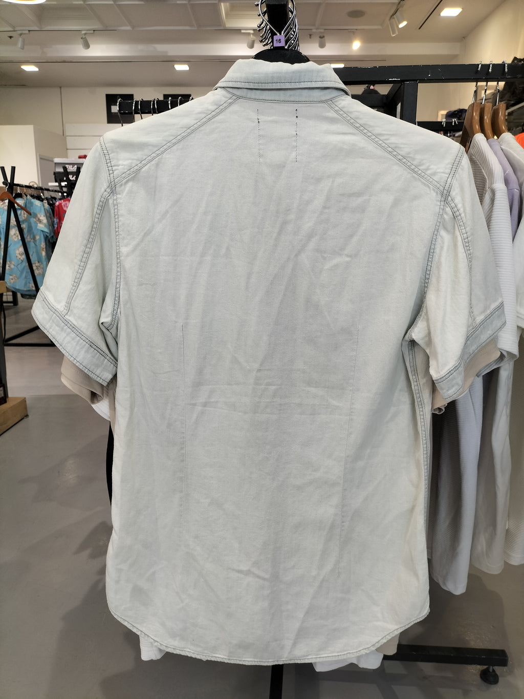 G-Star Raw LT WT Craser Denim Shirt Men - Landoh Shirt Aged Bleached
