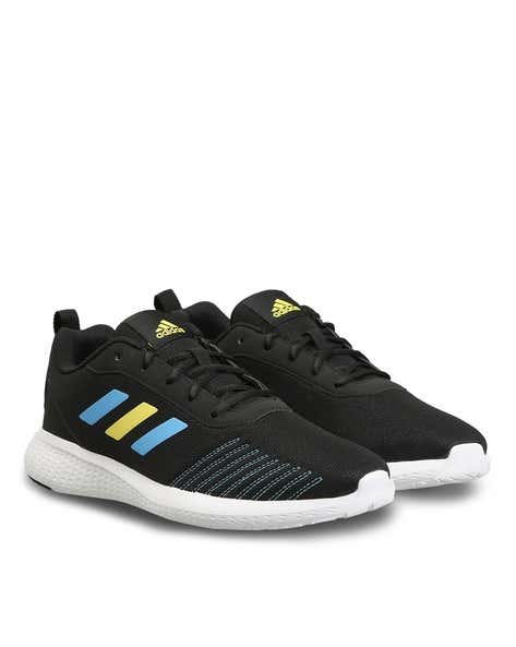 Adidas Men's Fuseo M Running Shoes 'Core Black / Blue / Yellow' - [GC0902]