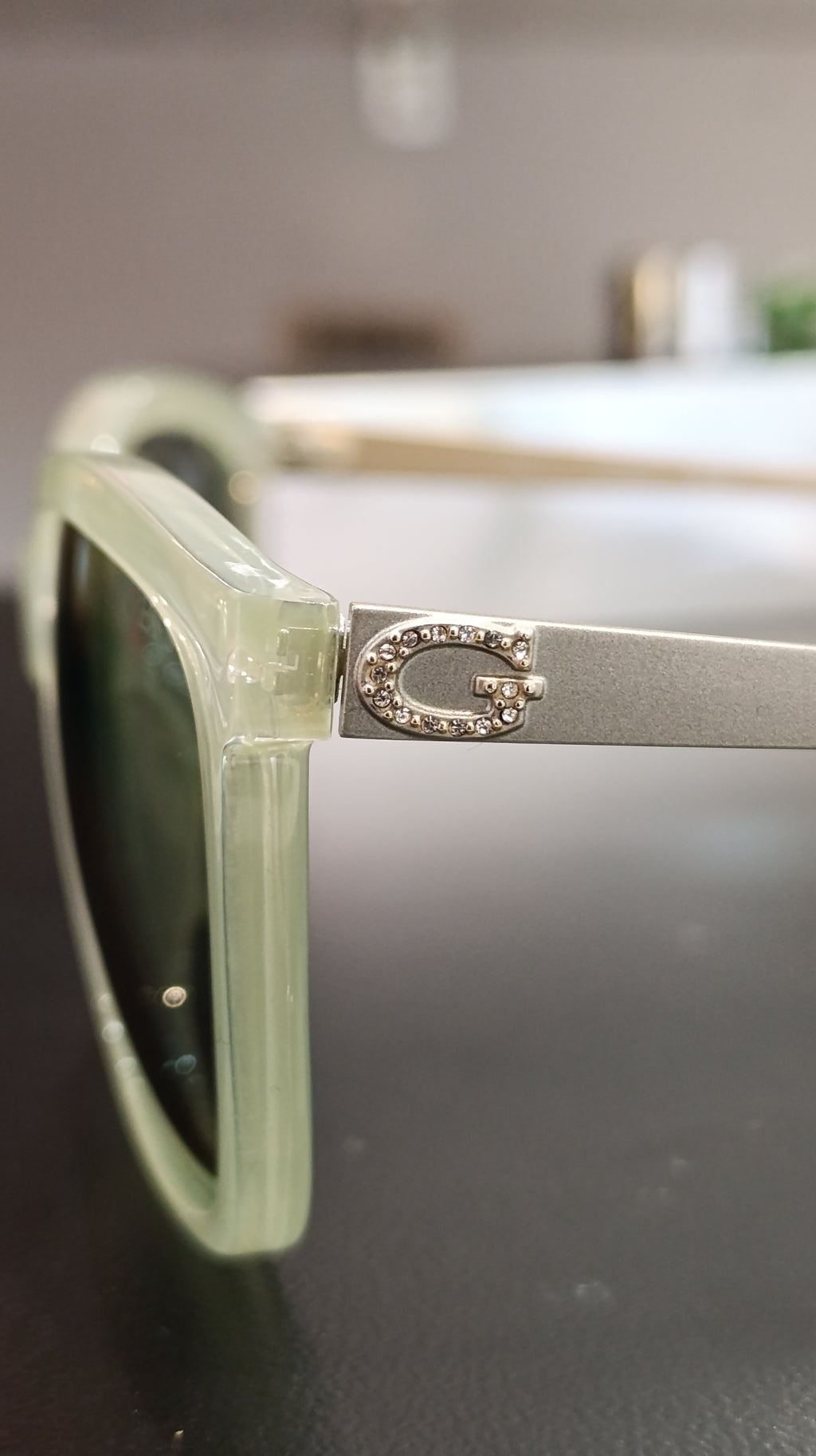 GUESS Sage Green Oversized Sunglasses