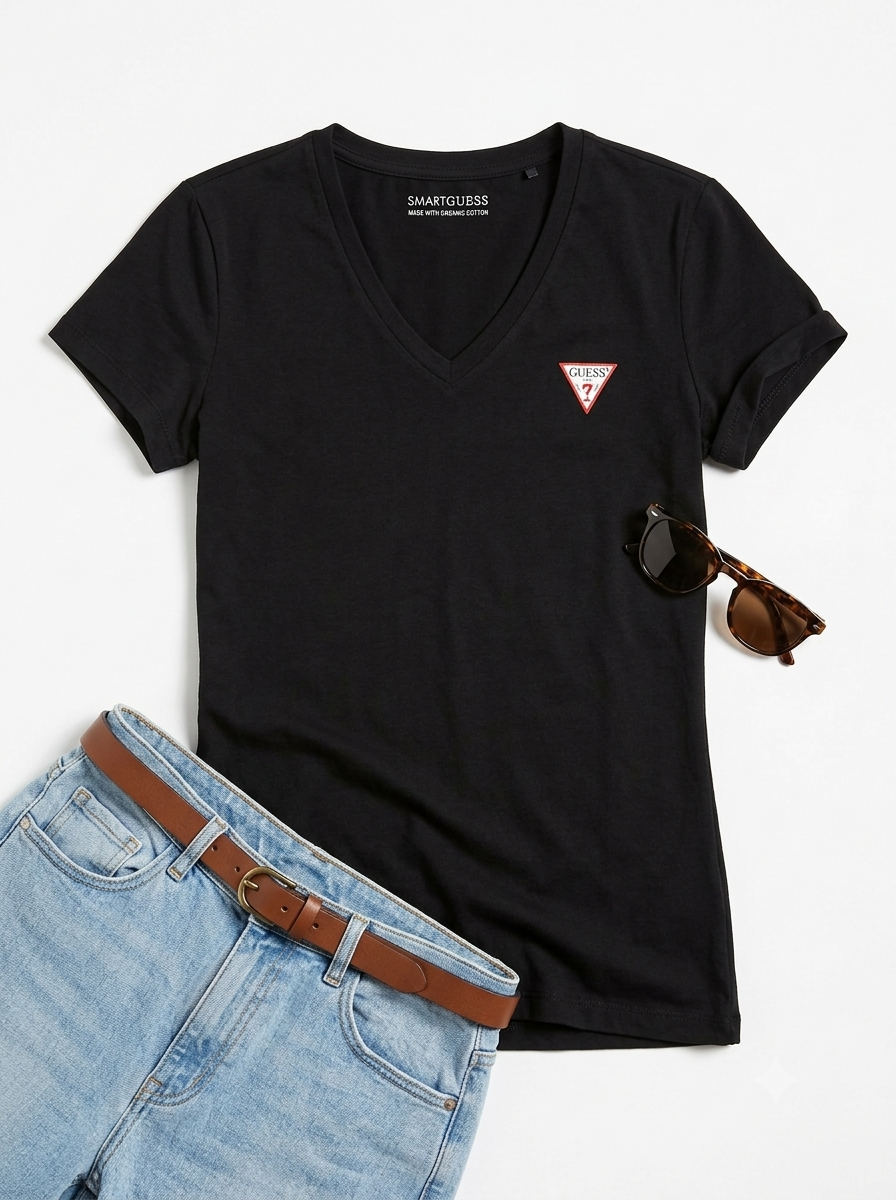 Guess Mini Triangle Tee VN W1GI17J1311 - black