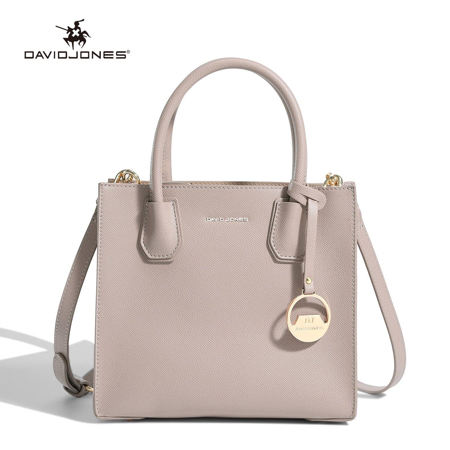 David Jones Paris women tote bag crossbody bag pu leather female handbag lady shoulder bag
