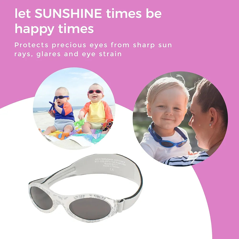 Baby BANZ KBN028 Adventure Kids Wrap Around Sunglasses – 100% UV Protection for Toddlers & Kids 2-5 Years