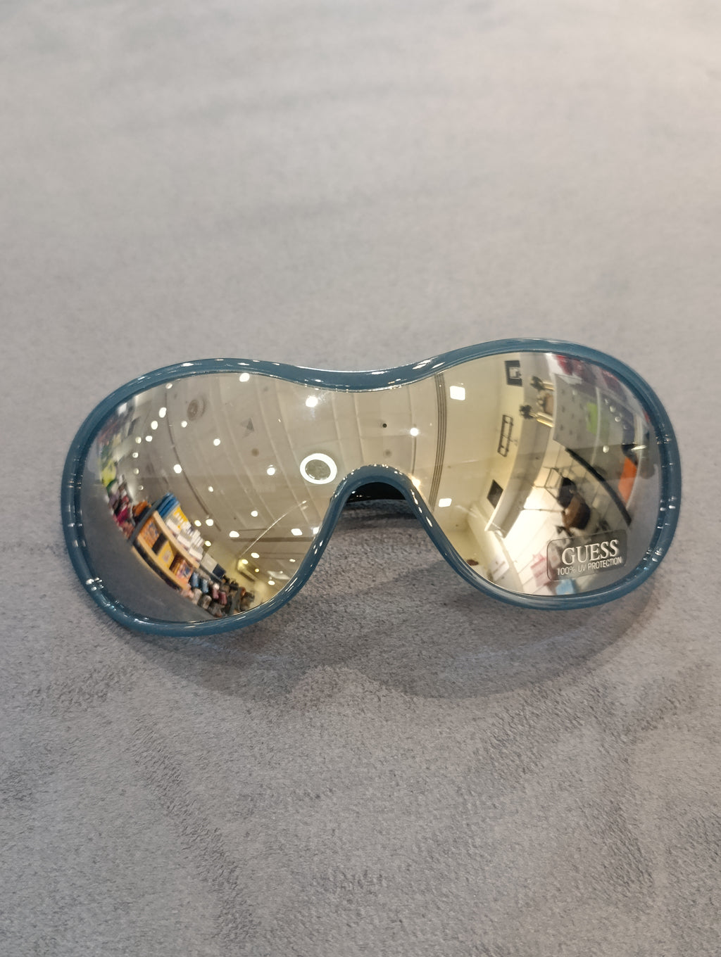 Guess Over Sized Blue UV Protection Sunglasses GU7201 BL-72F 135