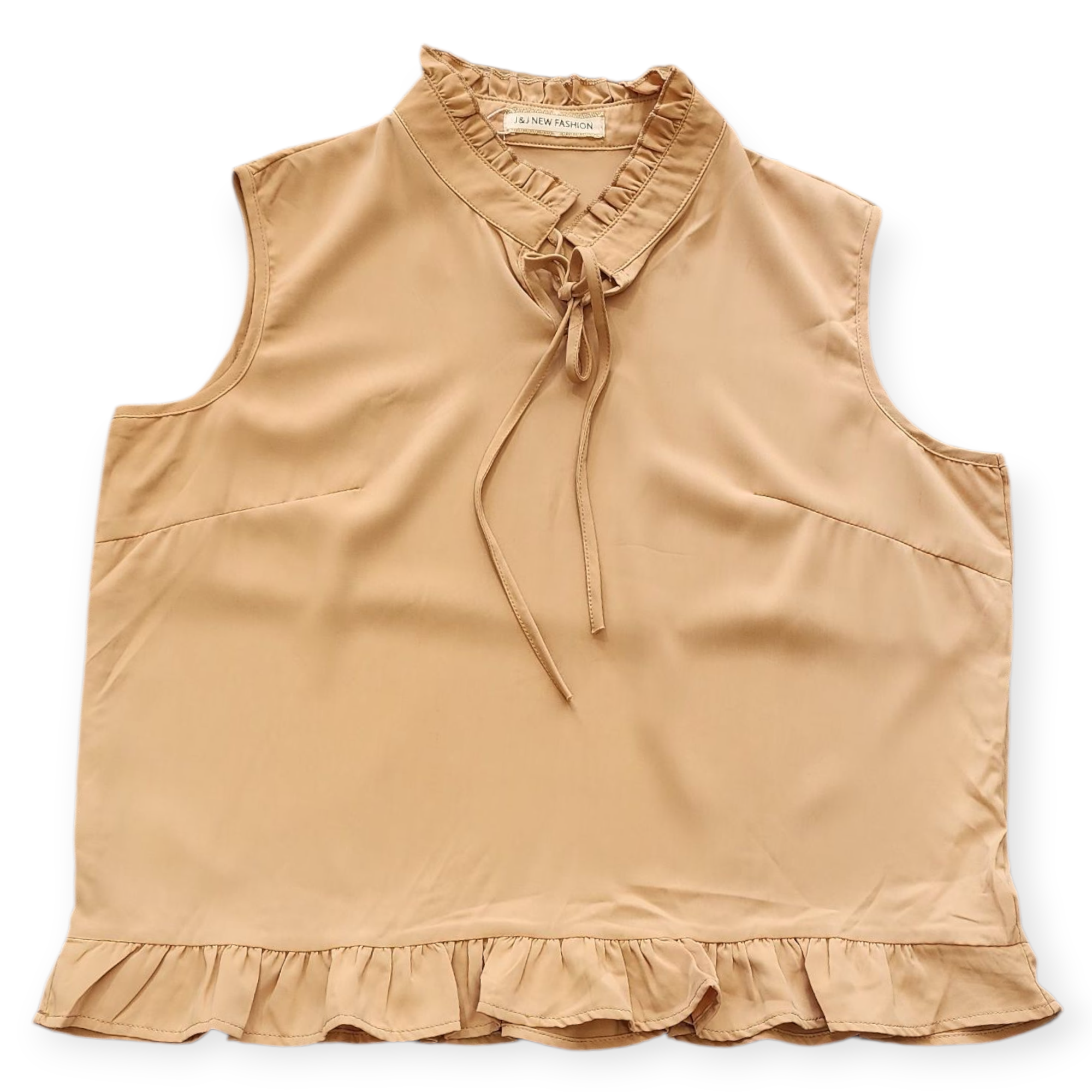 J&J NEW FASHION PEACH WOMENS SLEEVELESS TOP