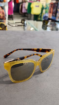 Guess Yellow Frame Sunglasses with Tortoise Arms
