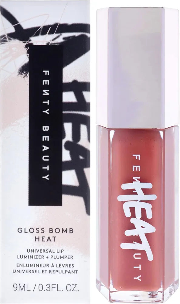 Fenty Beauty by Rihanna Gloss Bomb Heat Universal Lip Luminizer + Plumper - # 03 Fenty Glow Heat (Sheer Rose Nude) 9ml