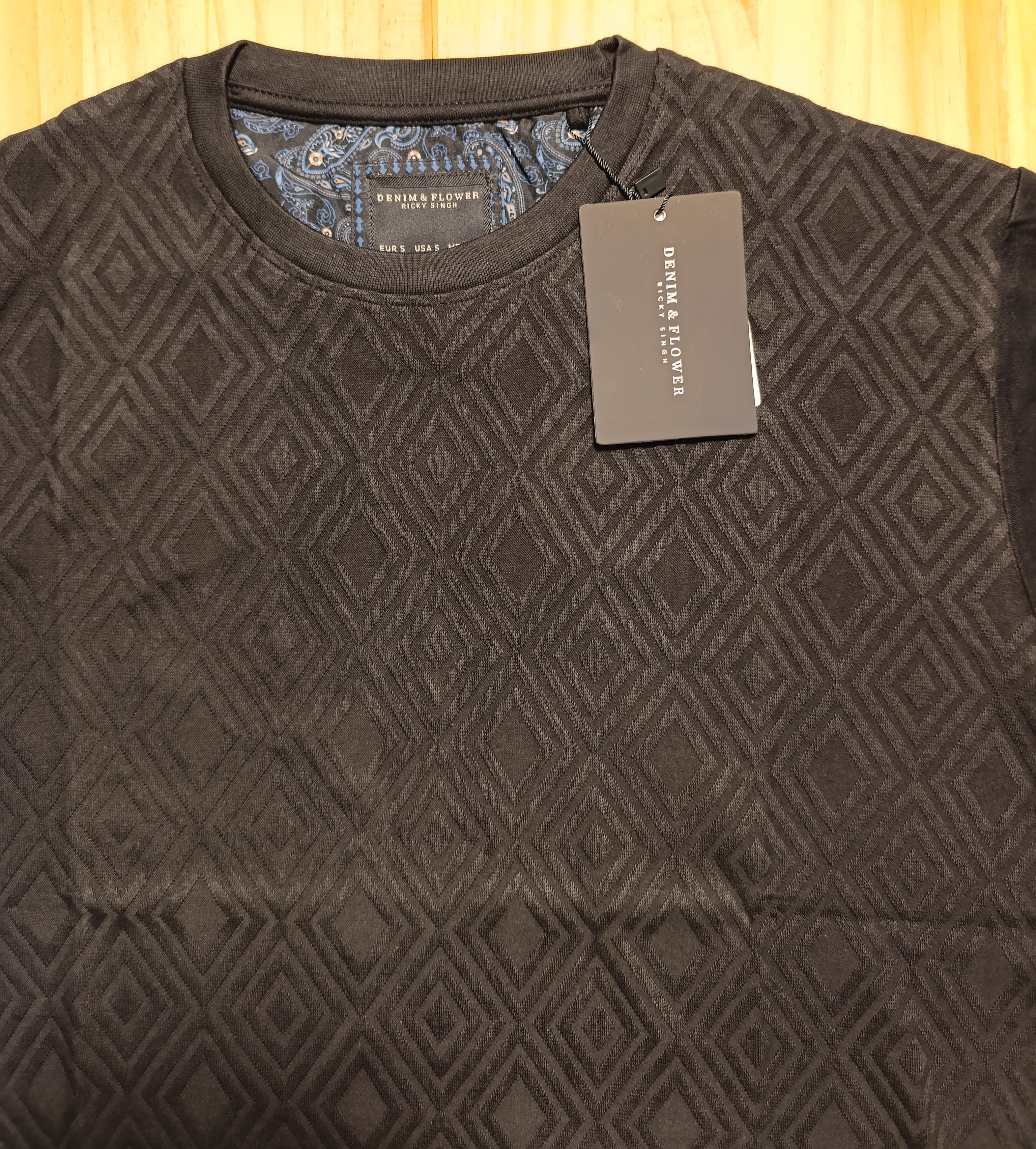 Denim & Flowers Ricky Singh T-shirt Style CKPS 507A