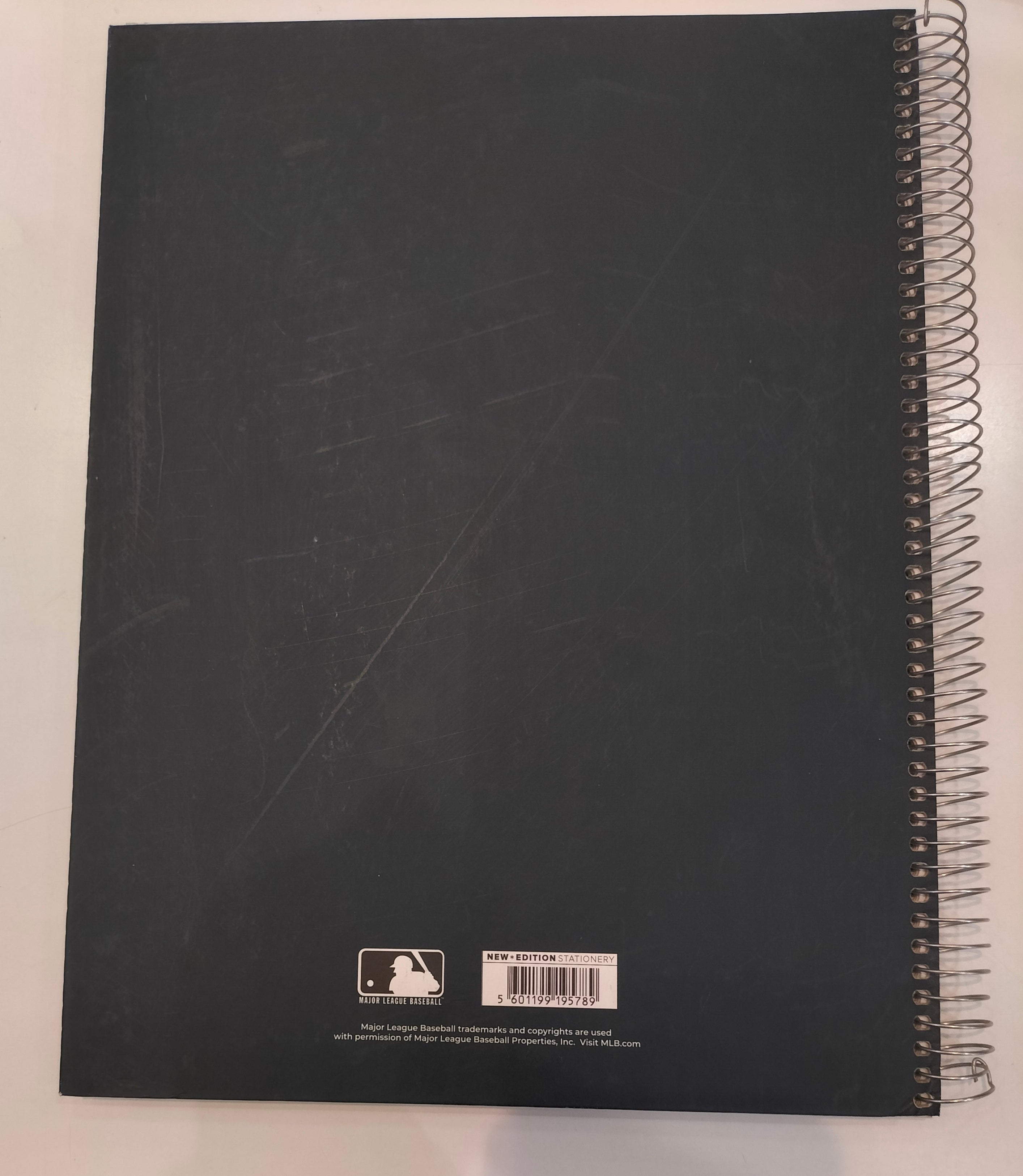 Major League Baseball "NY" Dark Teal Notebook