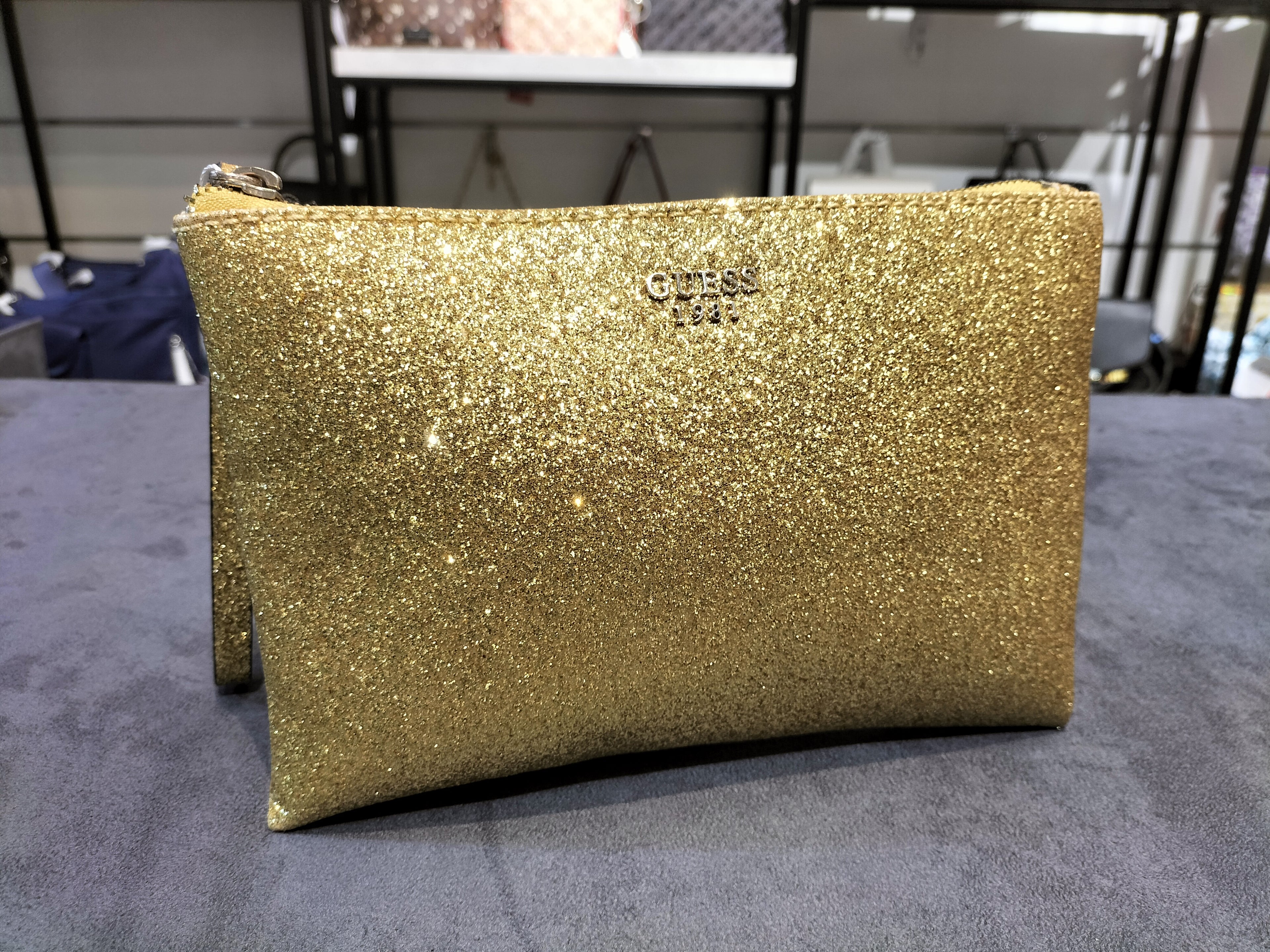 Guess 1981 Gold Electric Party Mini Bag - GG662972 - GOLD