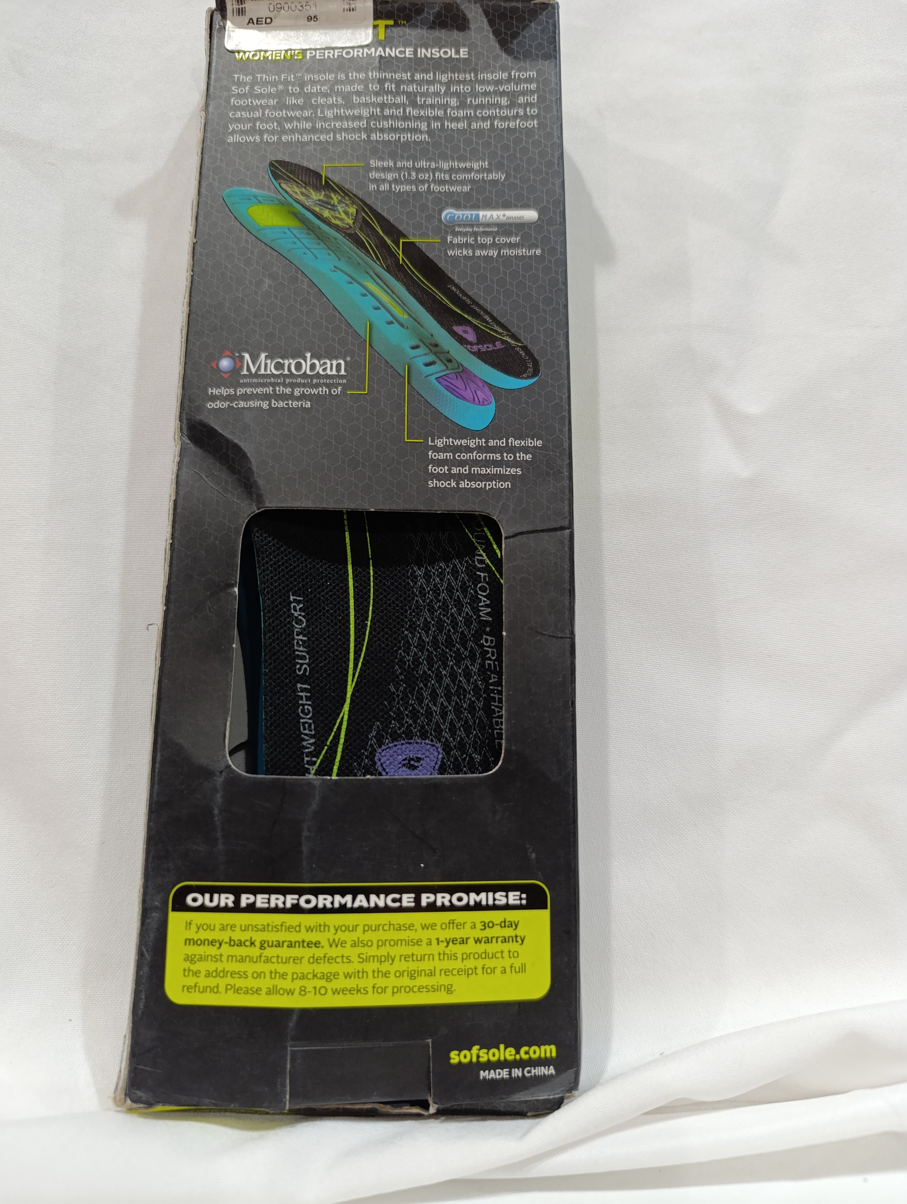 Sofsole performance Insoles Women