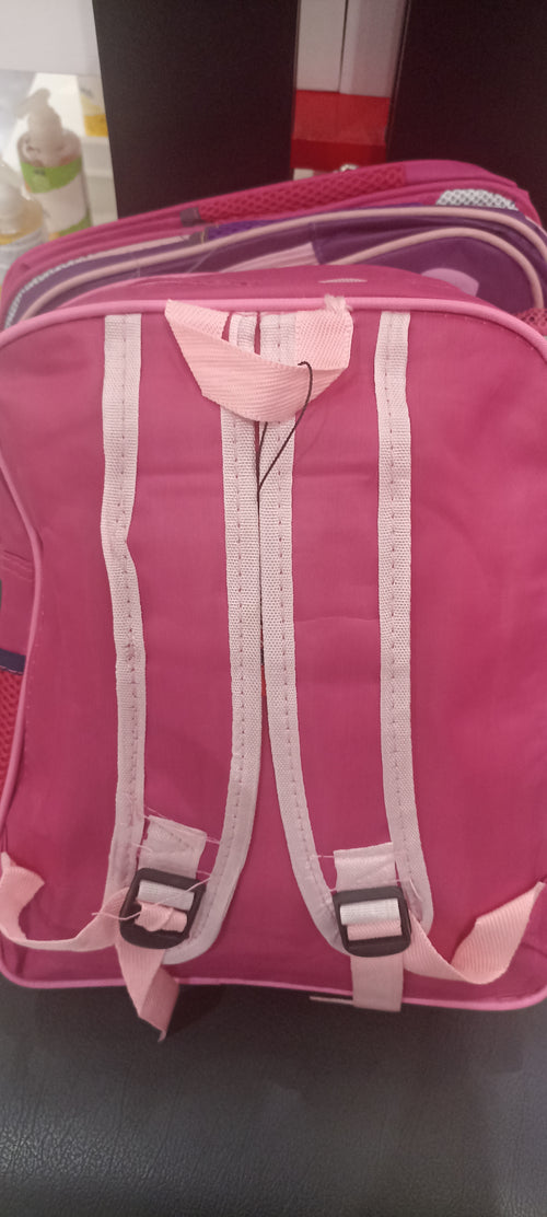 Pink school backpack for girls