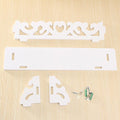 White Decorative Wall Shelf (Damage Box)
