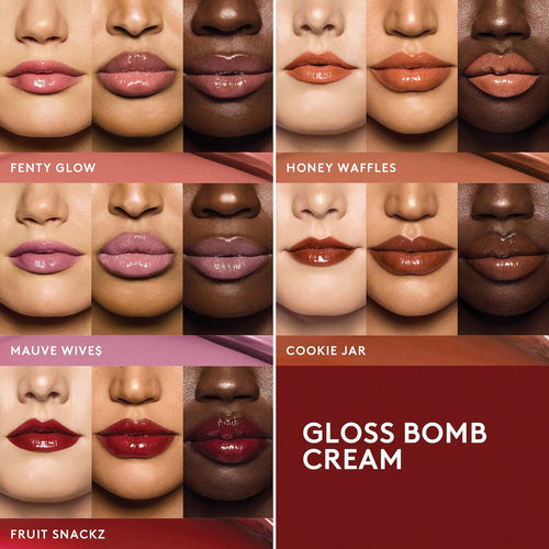 Fenty Beauty by Rihanna Gloss Bomb Heat Universal Lip Luminizer + Plumper - # 03 Fenty Glow Heat (Sheer Rose Nude) 9ml