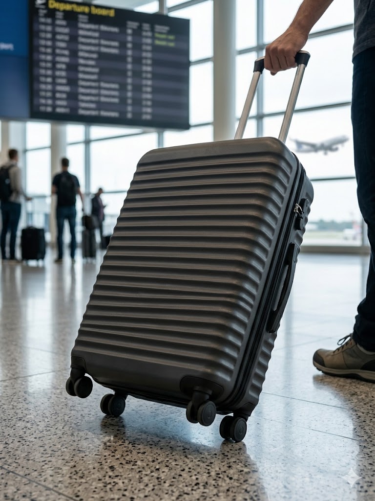 David Jones Travel Luggage Ultra Lightweight Black