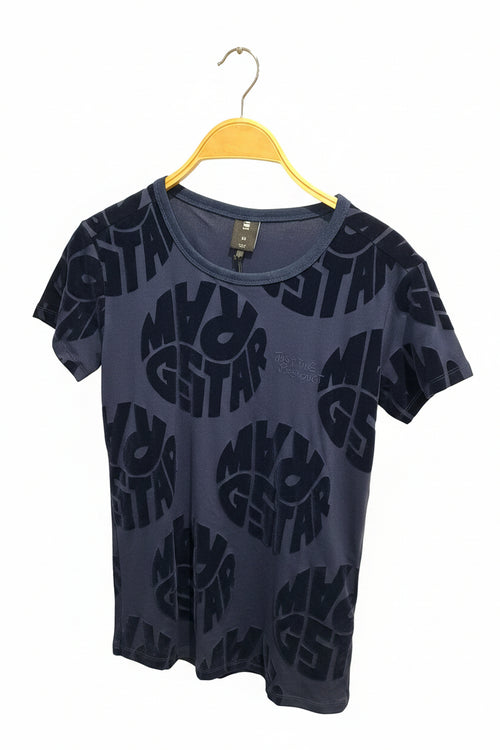 G-Star Raw Graphic 60 R T WMN S/S Women's shirt SARTHO BLUE