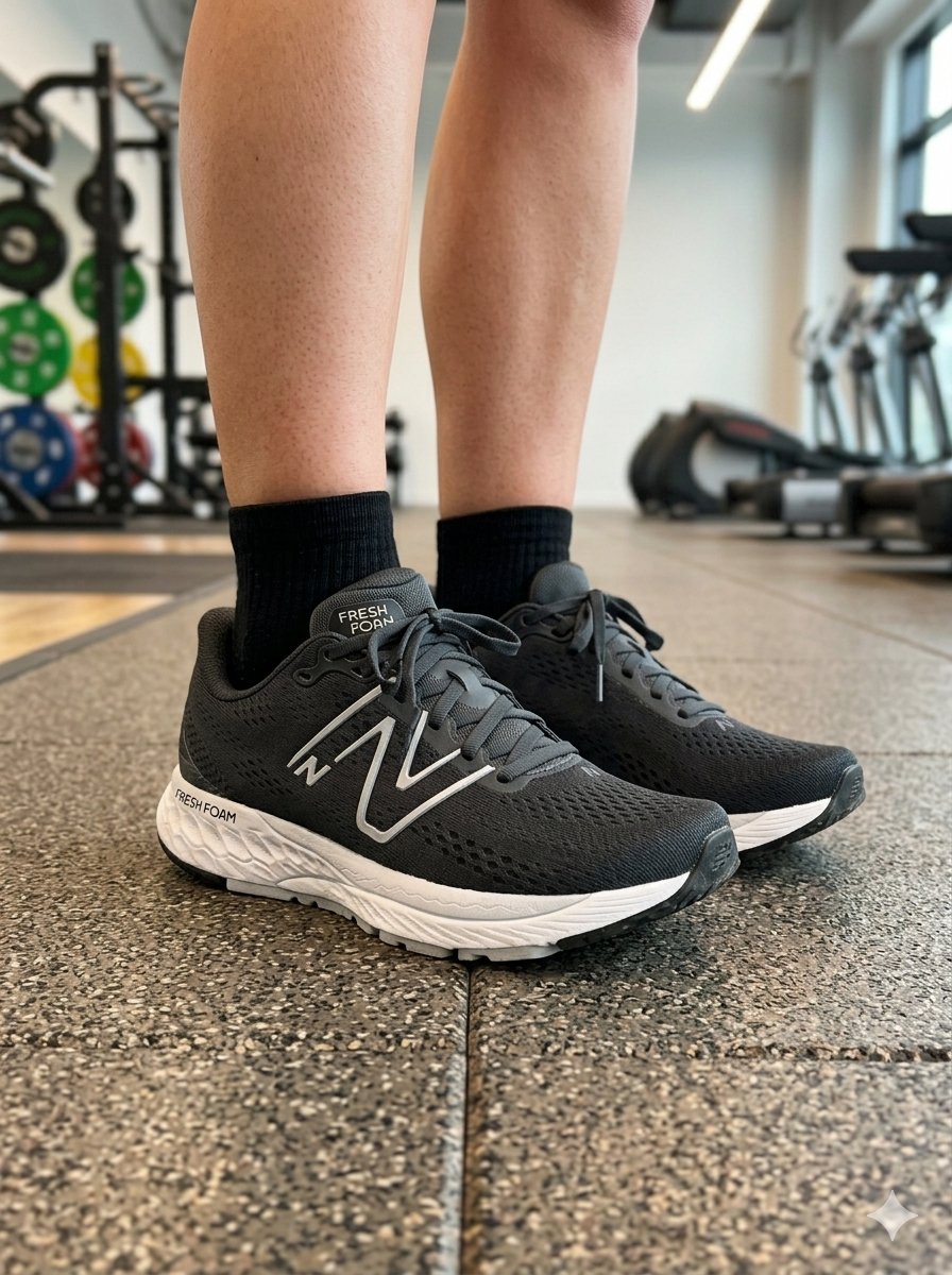 New Balance Fresh Foam X 'Phantom Black / White Mesh' Men's Shoes - (W880K13)