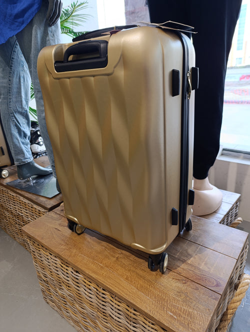 Large travel suitcase with wheels -bebe