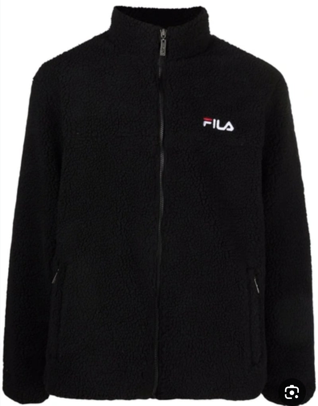 Fila Zip-up Fleece Jacket In Black ModeSens L