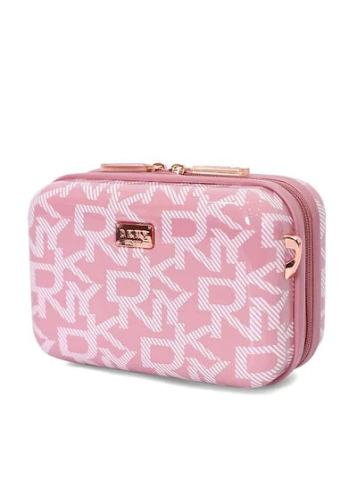 DKNY
DKNY Deco Signature Beauty Case Makeup Travel Lighted Case, Cosmetic Bag Organizer Professional Adjustable Divider Storage, Waterproof Portable Make up Train Box Accessories - Vintage Rose