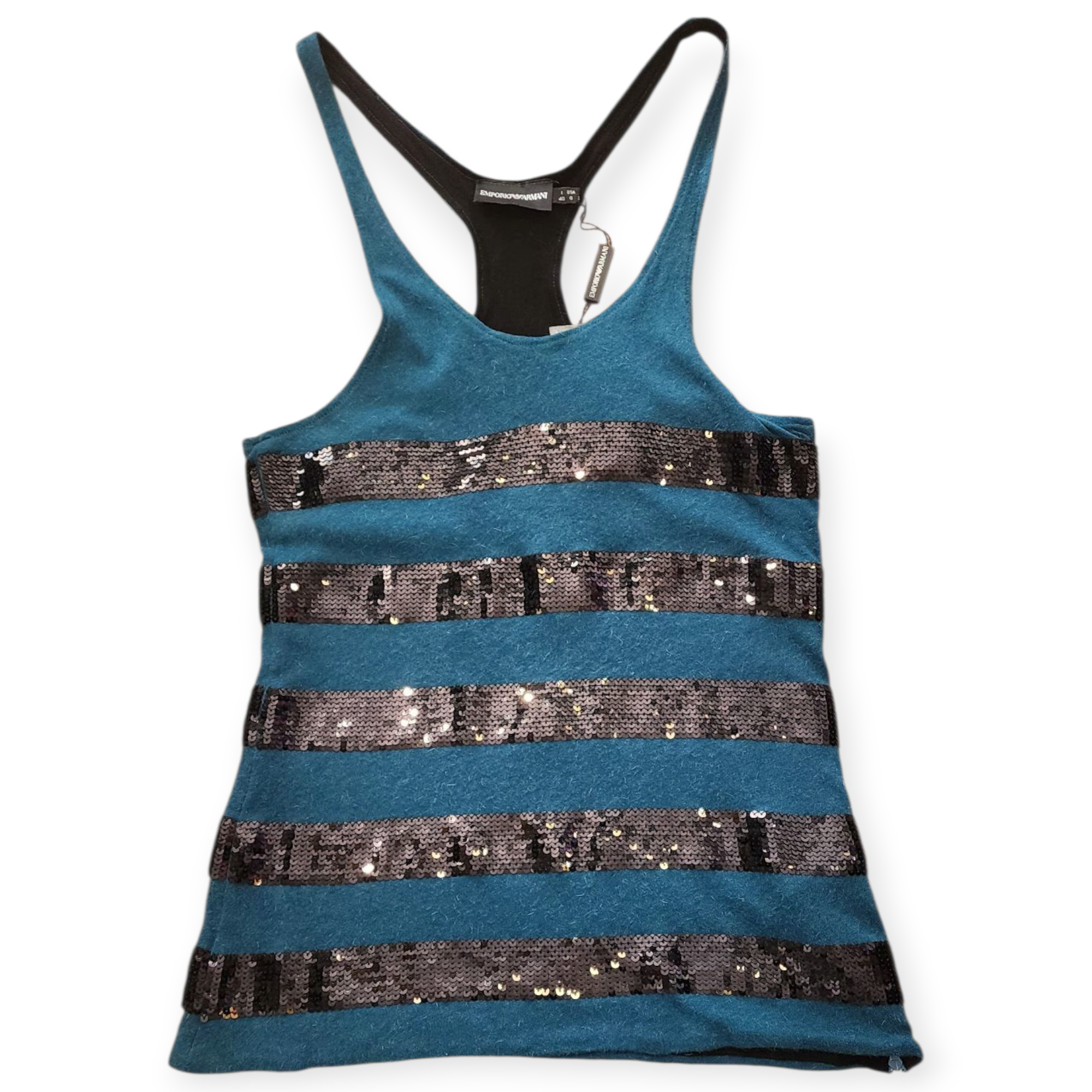EMPORIO ARMANI WOMEN'S VESTITIO BLUE & BLACK
