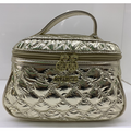 Guess Quilted Gold Beauty Case