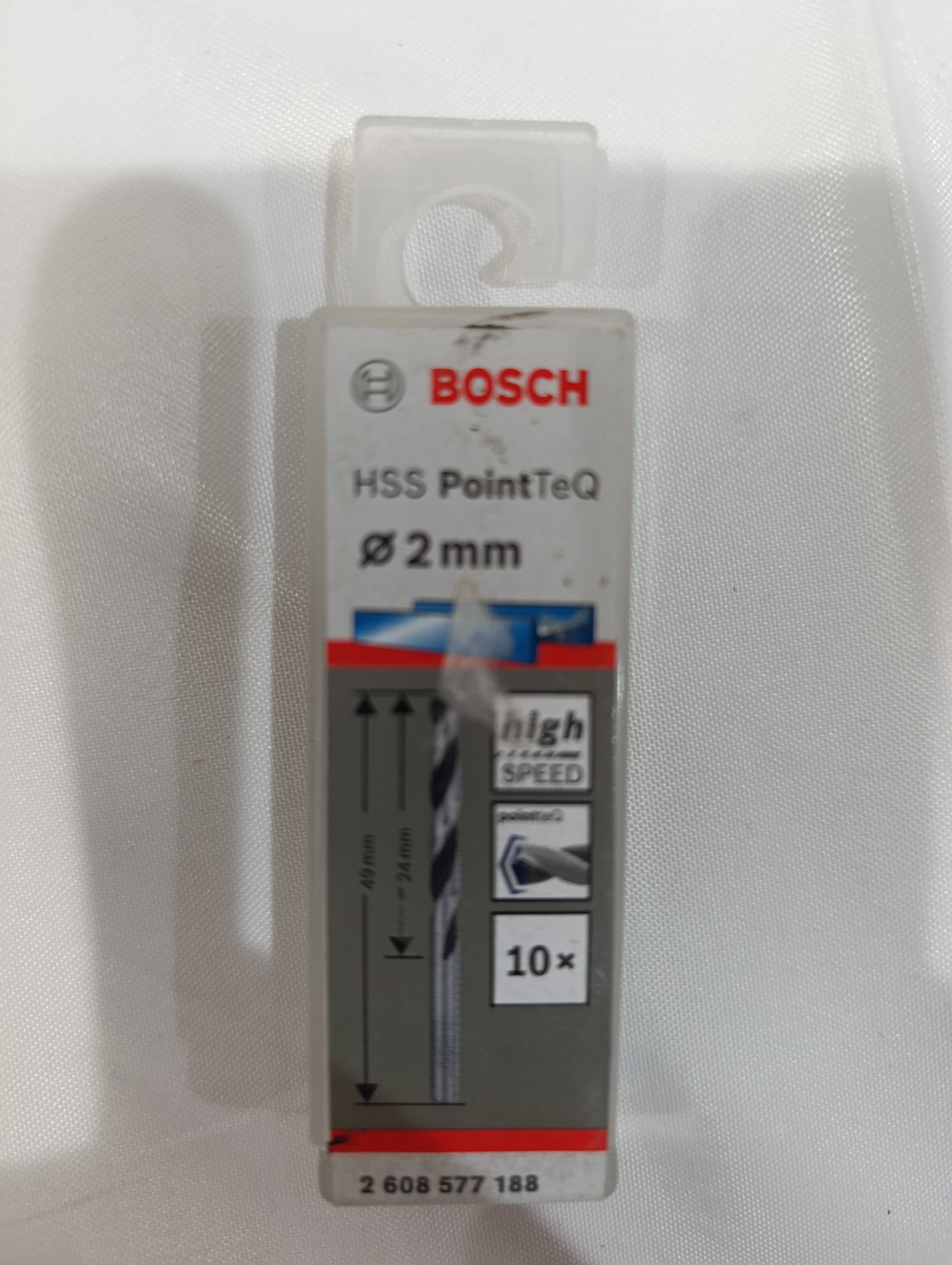 BOSCH HSS-G Metal drill bits ¢2mm 10X