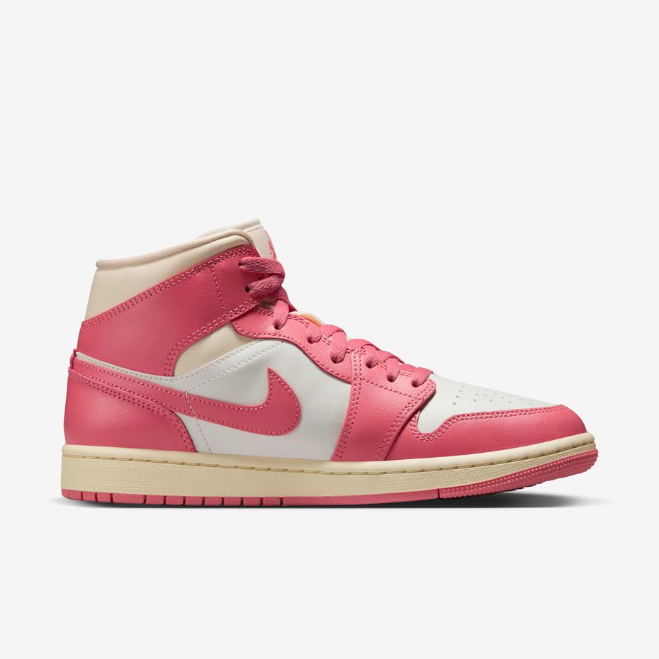 Nike Air Jordan 1 Mid 'Strawberries and Cream' - (BQ6472-186)
