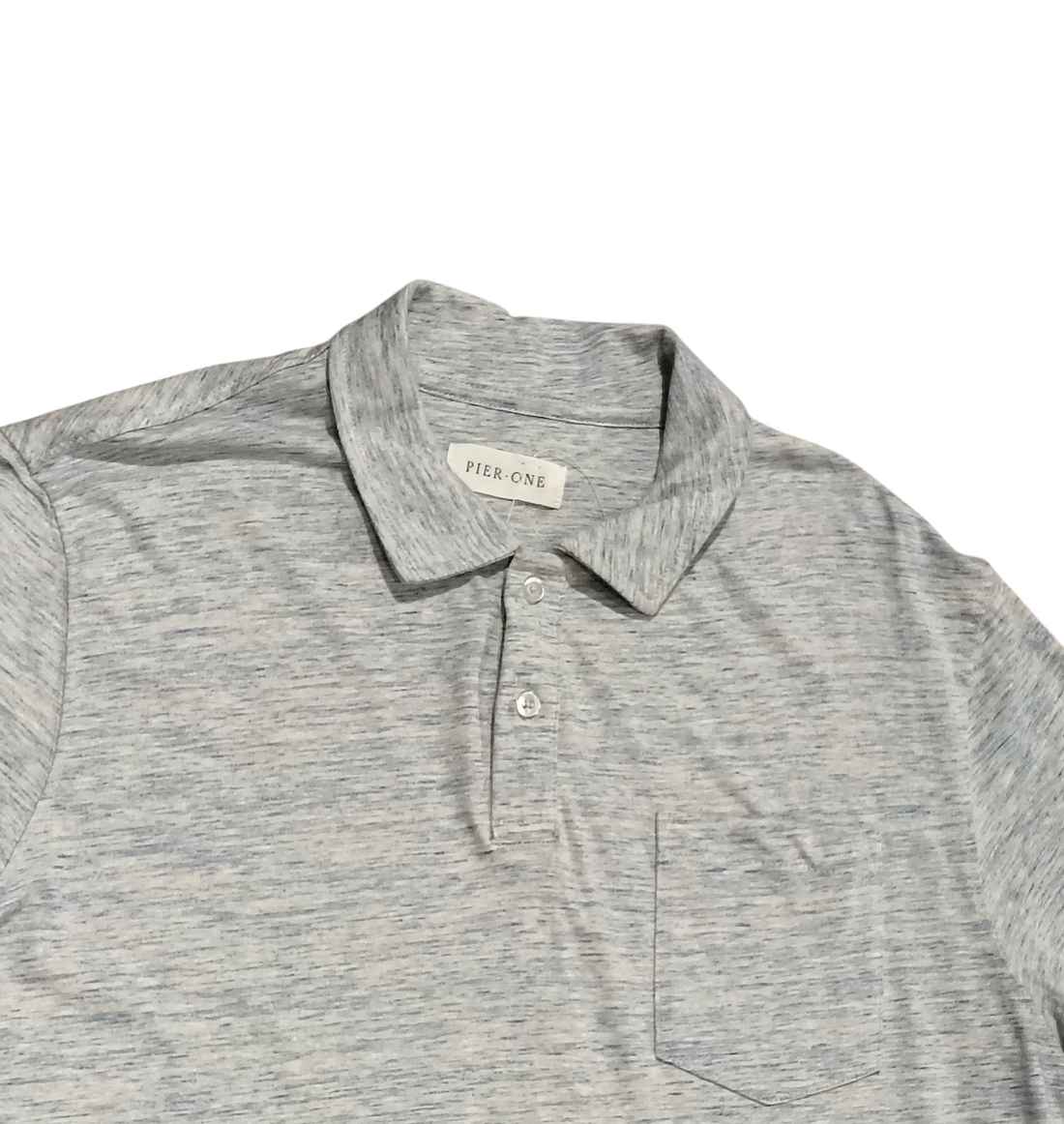 PIER ONE GREY COLOR POLO T-SHIRT