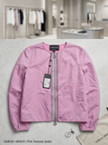 Giorgio Armani Pink Fringed Zip Jacket