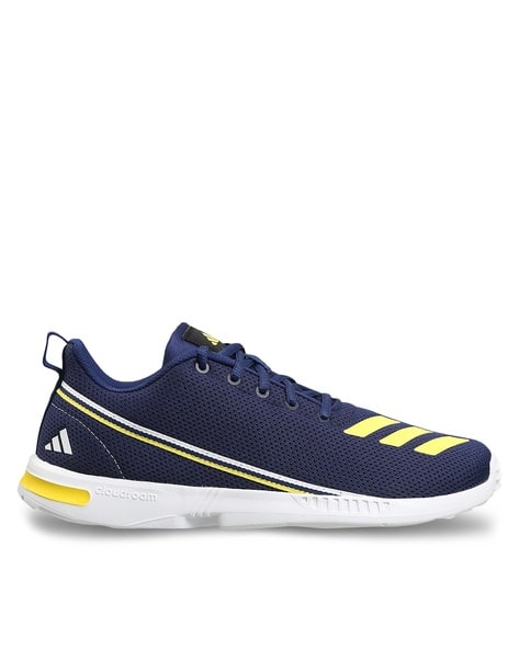 Adidas Men's WideWalk Training & Running Shoes 'Navy/Solar Yellow' - [IQ9192]